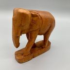 Vintage Houten Olifant Handwerk thumbnail 7
