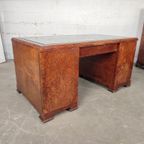 Compleet Wortelhouten Art Deco Bureau thumbnail 8