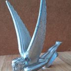 Antiek Auto Motorkap Ornament Vliegende Godin Cadillac Nash. thumbnail 6