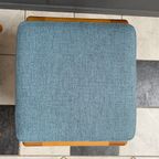 Johannes Andersen Highback Chair With Hocker For Silkeborg Denmark thumbnail 6