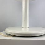 Large Mid-century Fully White Acrylic Mushroom Table Lamp Xl 1970 thumbnail 10