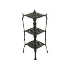 Franse Art Nouveau Plantentafel Etagère Kunstbrons Antiek Ca1900 thumbnail 3