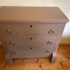 Bureau Schrijfbureau Met Laden Secretaire Hollands Antiek thumbnail 16