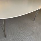 Fritz Hansen Superellipse Eettafel Uit, Jawel, 1968. thumbnail 6