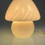 Wsb / W.S.B. Mushroom Lamp Met Swirl Motief. Duitsland 1950'S thumbnail 4