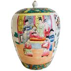 Vintage Xl Chinese Handgeschilderde Gemberpot thumbnail 3