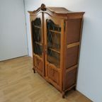 Vintage Queen Ann Kast, Vitrinekast, Buffetkast Boekenkast 7 thumbnail 14