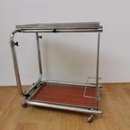 Vintage Barcart Drankenkar Bedtafel Butlerwagen Serveerwagen 1 thumbnail 3