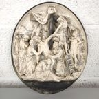 Antieke Wandplaquette 'De Kruisafneming' thumbnail 3