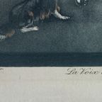 2 Litho'S Jennie Harbour Art Nouveau - La Voix Du Maitre (Hond) & My Peggy thumbnail 5