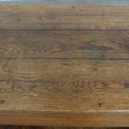 Mooie Antieke Eind 19e Eeuwse Balie/ Dressoir/ Presentatie Tafel Met Een Lade thumbnail 8