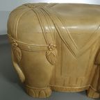 Decorative Wood And Resin Elephant Table / Stool thumbnail 23