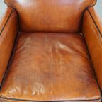 Comfortabele Armchair Van Schapenleer Met Een Mooie Afwerking En Prachtige Kleuren thumbnail 7