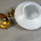 2X Art Deco Opaline Hanglampen (Conisch) thumbnail 11