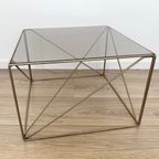 Super Zeldzame Mid Century Isocele Side Table Ontworpen Door Max Sauze, Franse Architecturale Salont thumbnail 8