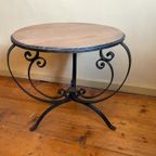 Vintage Tafeltje Salontafeltje Bijzettafel Frans thumbnail 7