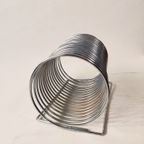 Space Age Spiral Chrome Vinyl Lp Stand, Magazine Rack, 1960S thumbnail 5