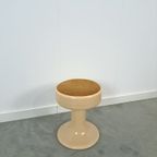 Space Age Tulip Kruk Beige Nr. 5 Vintage thumbnail 3