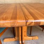 Rainer Daumiller Grenen Vintage Verlengbare Eettafel thumbnail 19