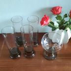 4 Longdrink Glazen En Een Coupe, Rosenthal Studio Line thumbnail 6