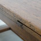 Functionele En Prachtige Antieke Tijdloze Uitschuifbare Eettafel Uit Eind 18e Eeuw thumbnail 10