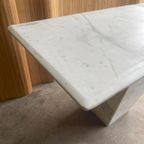 Vintage Carrara Marmeren Sidetable thumbnail 8