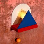 In Da Style Of Ettore Sottsass, Wall Lamp For Ikea, 80S thumbnail 3