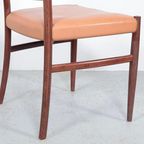 Johannes Andersen Set Eettafelstoelen, 1960s thumbnail 9