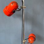 Rode Mid Century Space Age Vloerlamp thumbnail 7