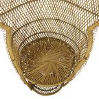 Grote Rotan Rieten Pauwstoel Troon Emanuelle Boho 131Cm thumbnail 13