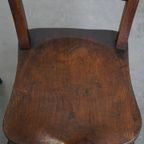 Tijdloze Stijlvolle Set Van 4 Antieke Engelse Oxford Eetkamer/ Keuken Stoelen thumbnail 8