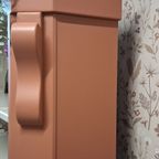 Vintage Retro Buffetkast Zachte Terracotta Kleur thumbnail 13