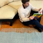 Mid-Century Vintage Handgeknoopt Kilim Vloerkleed In Wol thumbnail 5