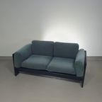 Two-Seat Sofa “Bastiano” From Afra & Tobia Scarpa For Gavina, Italy 60S. Black Solid Wood Frame A thumbnail 11