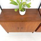 Vintage Simpla Lux Kast Wandmeubel Dressoir Jaren 60 Teak thumbnail 6