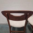 Nieuw Bekleed ! Deense Stoelen Set Van 4 Vintage Stoelen thumbnail 4