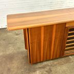 Italiaans Vintage Dressoir Kast Met Walnoot Hout thumbnail 7