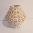 Vintage Tafellamp Rattan IKEA thumbnail 4
