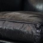 Luxe En Comfortabele Schapenleren Fauteuil In Een Unieke, Statige Zwarte Kleur thumbnail 12