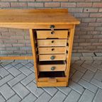 Antiek Artdeco Bureau Beuken Bureau Vintage thumbnail 13