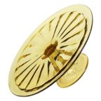 Art Deco Amber Taartschotel Gebak Schaal Depression Glass thumbnail 10
