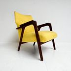 Houten Wingback Fauteuil Uit De 1960’S thumbnail 6
