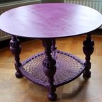 Aubergine Kleurige Tafel, Salontafel, thumbnail 6