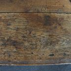 Zeer Grote 16e Eeuwse Primitieve Eikenhouten Kist/ Salontafel/ Dressoir thumbnail 11
