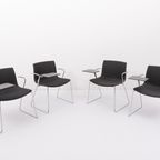 Set Of 4 ‘catifa’ Chairs / Eetkamerstoelen By Lievore Altherr Molina For Arper thumbnail 3