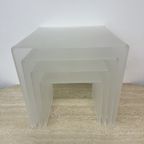 Set Of 4 Lucite Nesting Tables , 1970S thumbnail 5