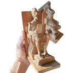 Houten Boekensteunen Don Quichot En Sancho Panza thumbnail 3