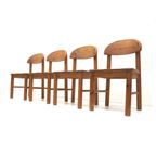 Set Van 4 Grenen Rainer Daumiller Eetkamerstoelen Gemaakt In De Jaren '70 thumbnail 2