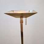 Vintage Deknudt Vloerlamp Messing Regency Uplight Belgie ´70 thumbnail 9