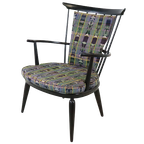 Vintage Stoel Spijlenstoel Fauteuil thumbnail 3